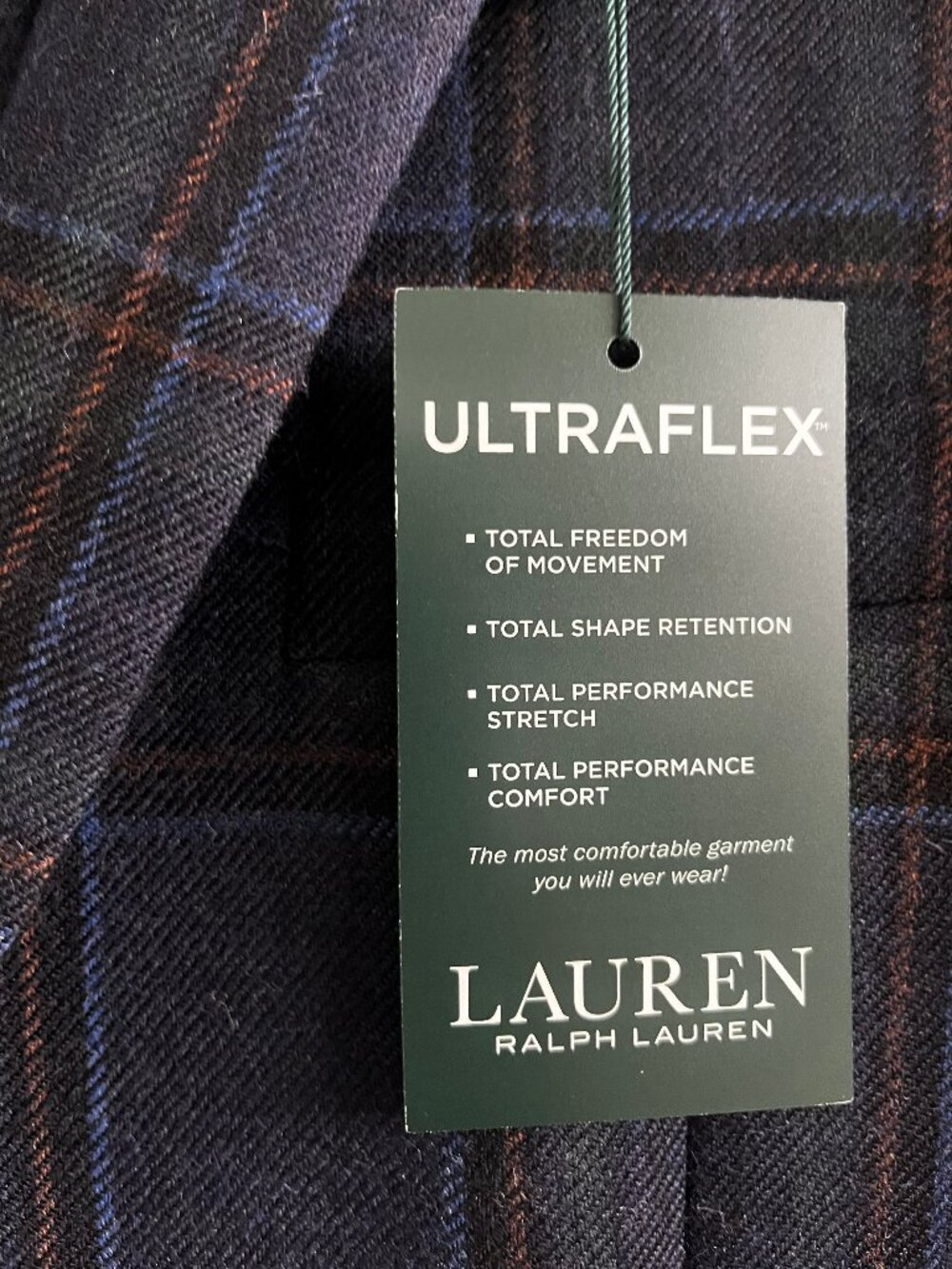 Lauren Ralph Lauren NWT Lexington Ultraflex Blue Plaid Sport Coat 44REG - Picture 5 of 8